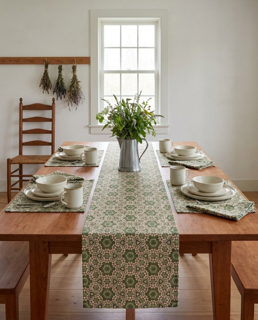 Springtime Petal Dance Table Runner — Table Runner