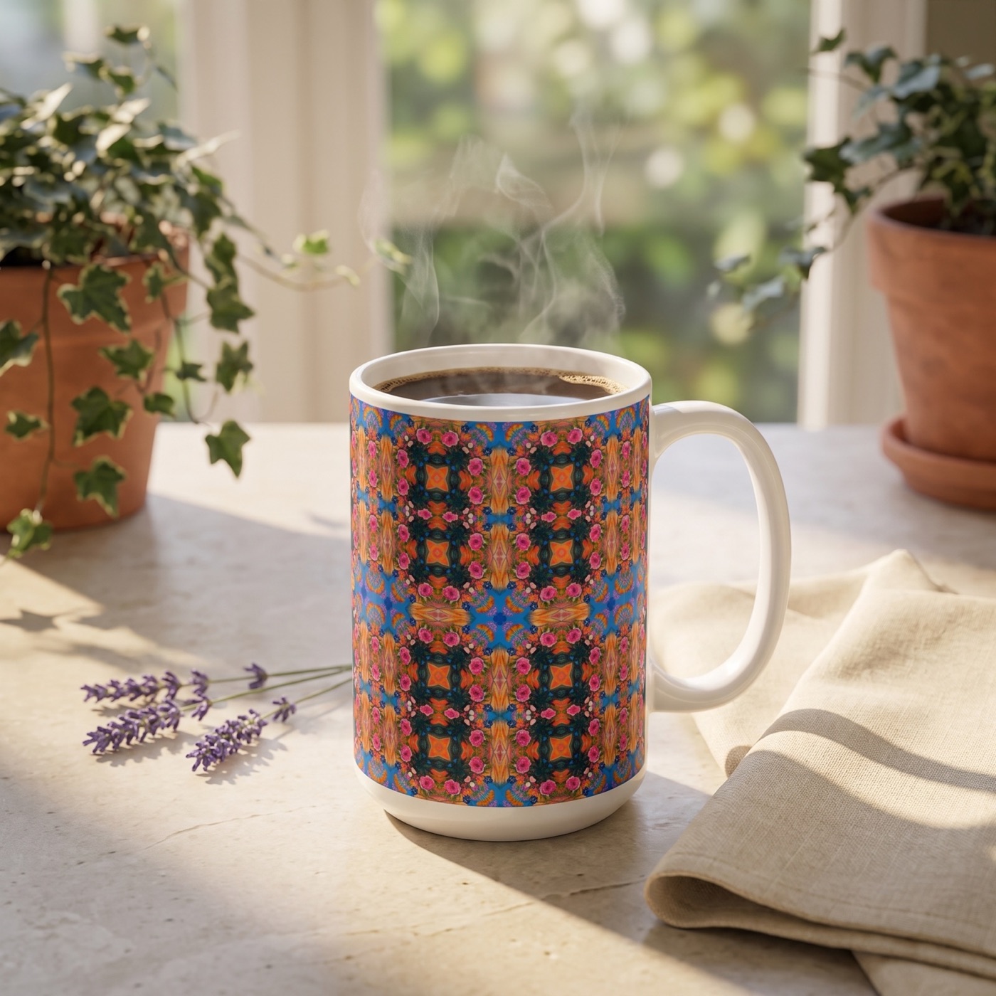 GeoGarden Ceramic Mug Mug — view 1
