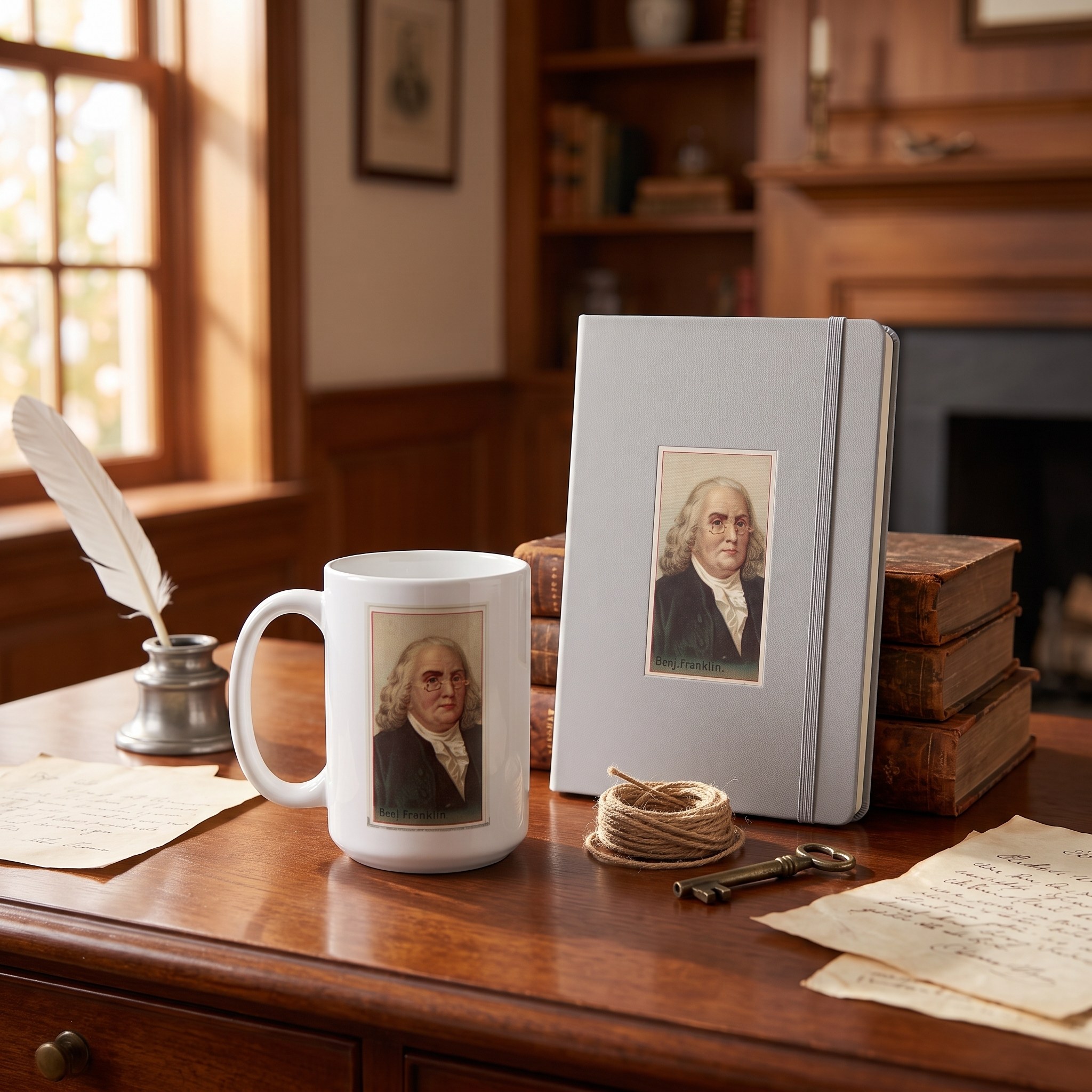 Inventor Series: Benjamin Franklin Ceramic Mug — Mug