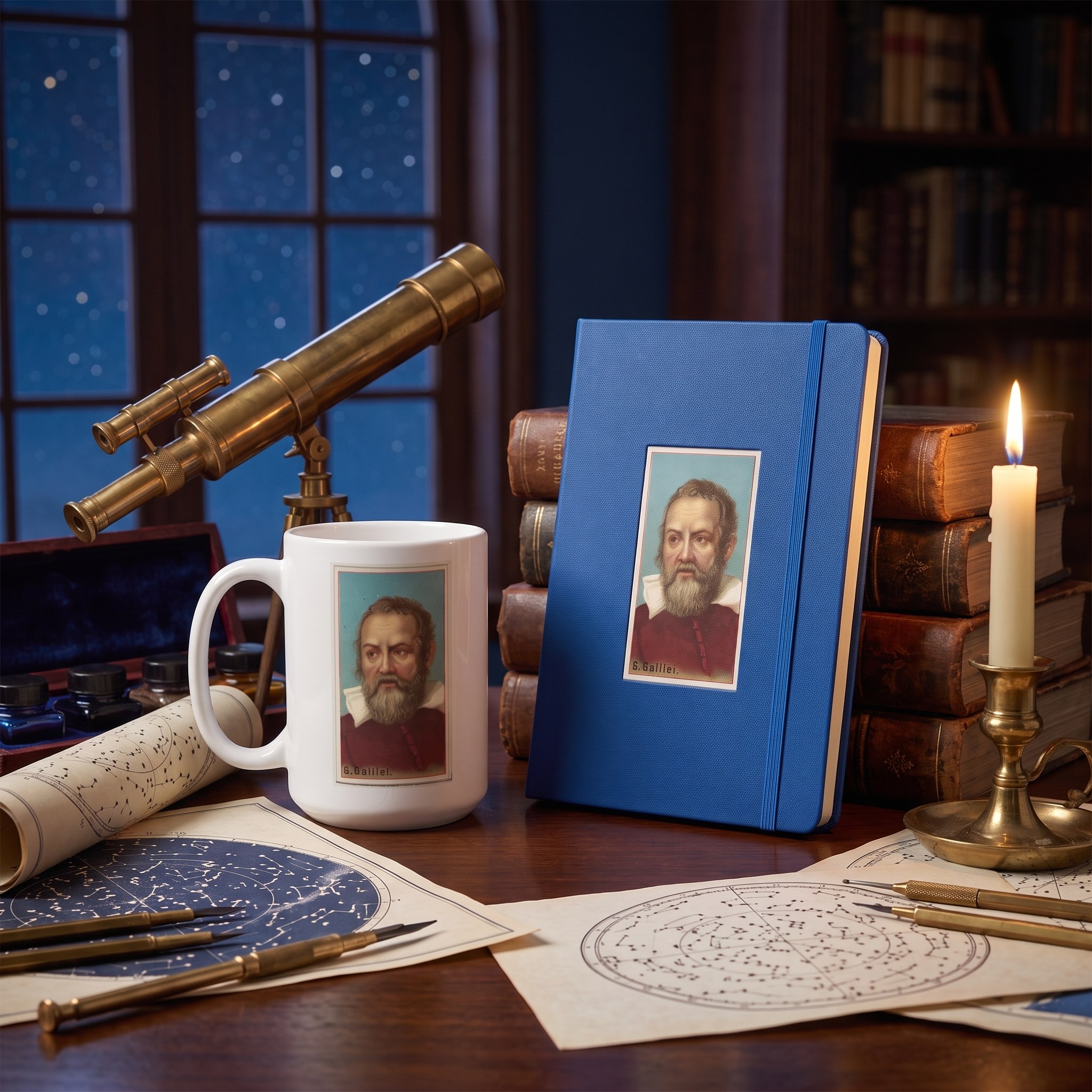 Inventor Series: Galileo Galilei Ceramic Mug — Mug