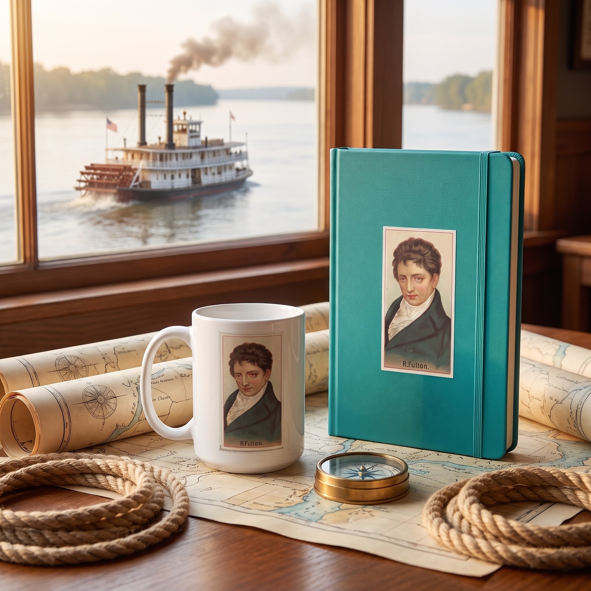 Inventor Series: Robert Fulton Ceramic Mug — Mug