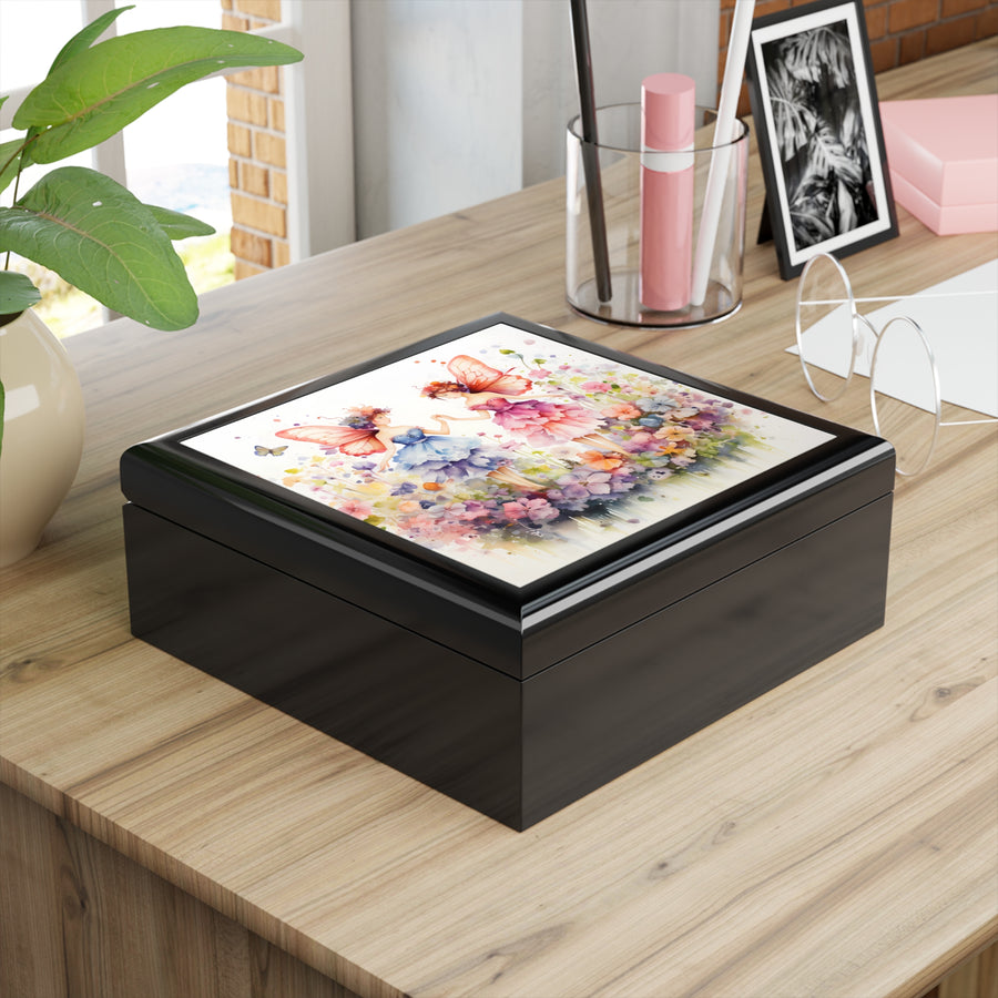 Enchanted Fairy Meadow Jewelry Box - Enchanting Design - Perfect Gift 