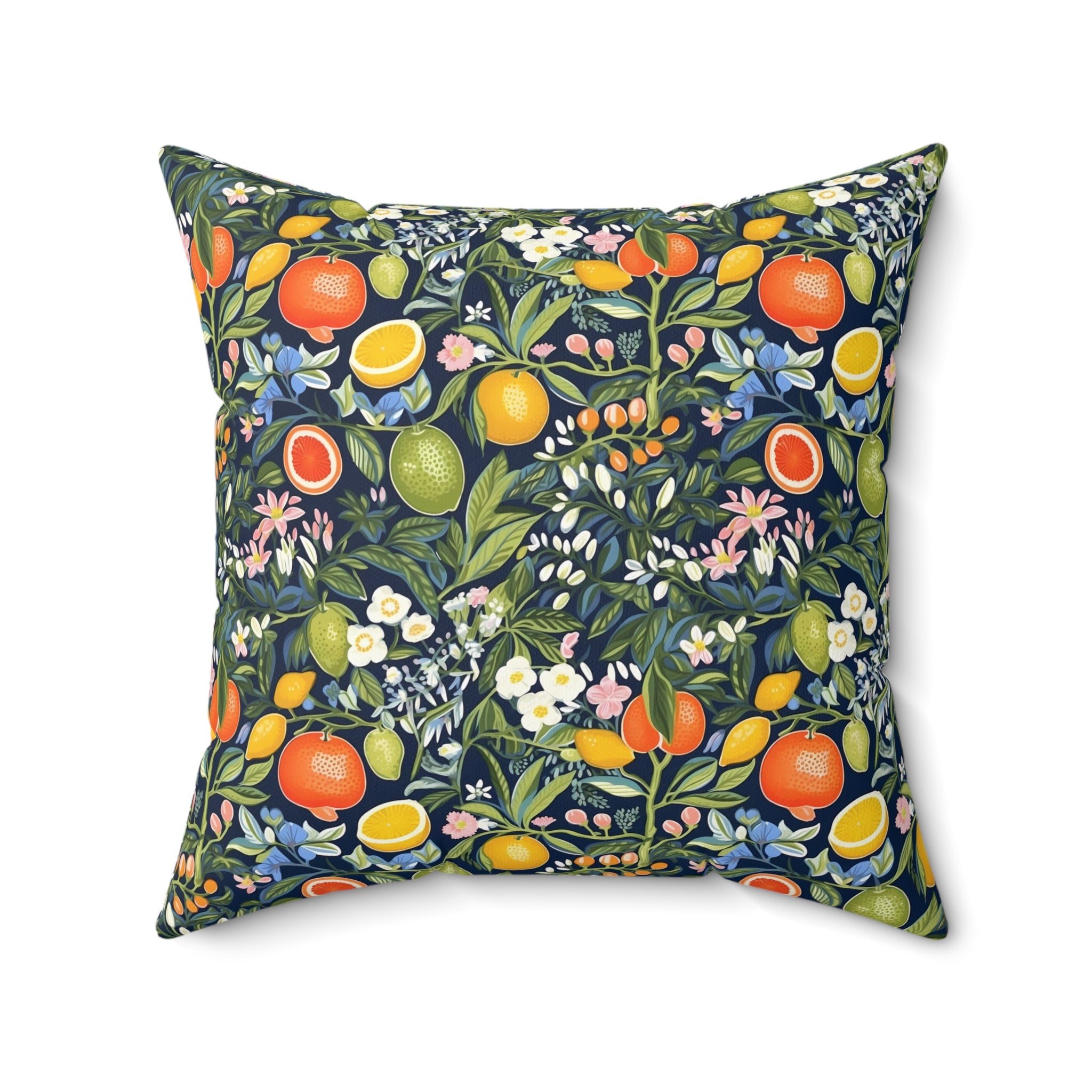 Magical Fruitiness Square Throw Pillow - Spun Polyester - Double-Sided