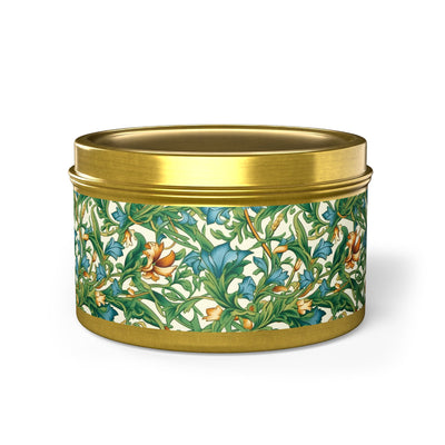 Medieval Meets Modern Vines Tin Candle. Light Up Your Space with Timel