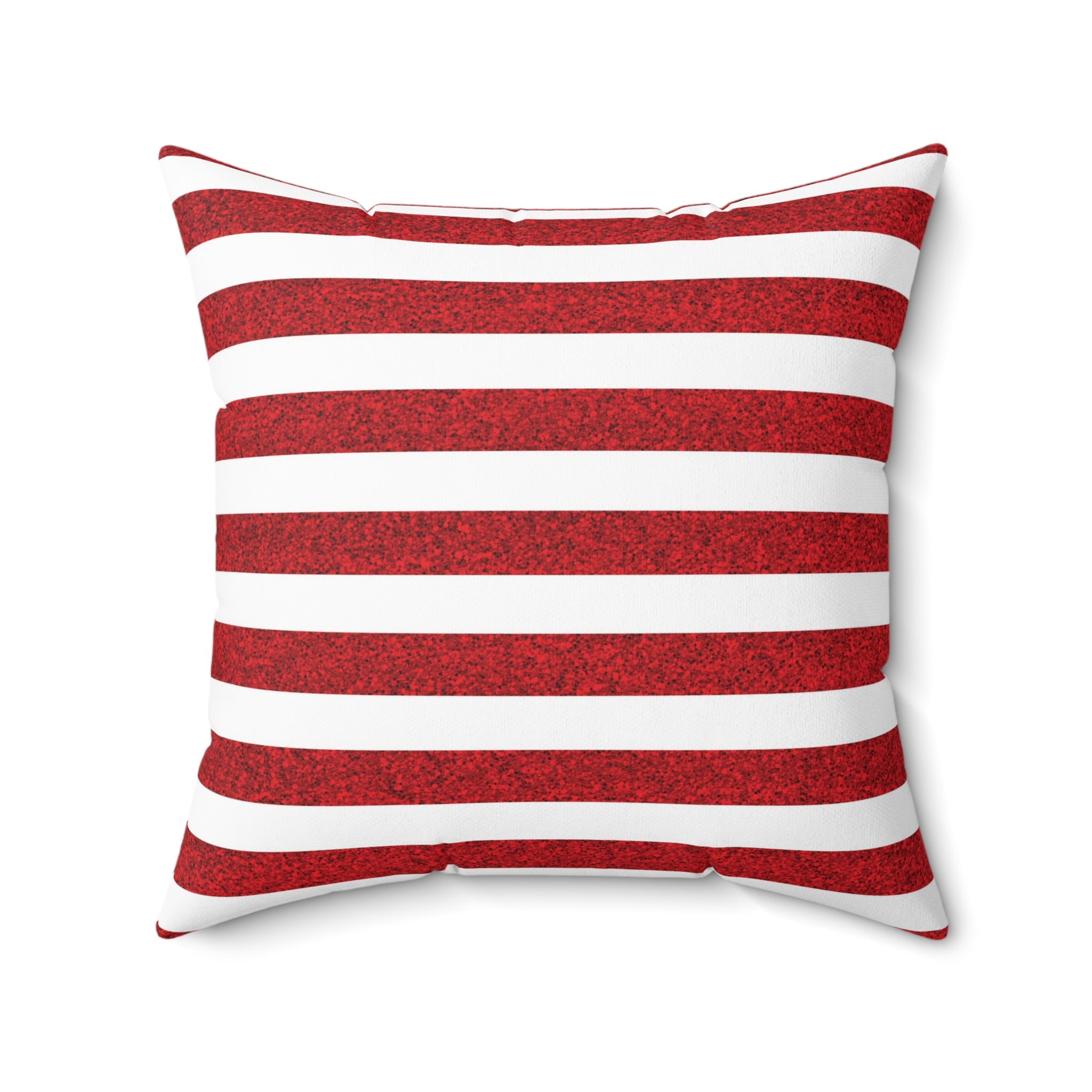 Sparkle Stripes Square Throw Pillow - Spun Polyester - Double-Sided Pr