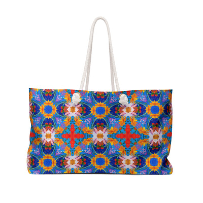 Floral Tapestry Wonderlust Weekender Bag - Travel in Style - Where Art