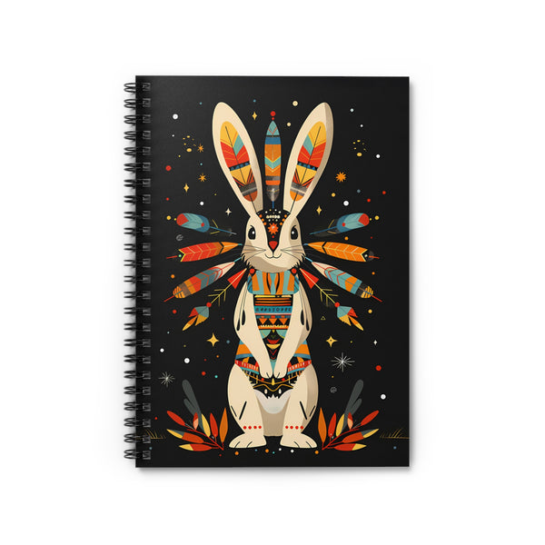 Autumn Rabbit Magic Chic Spiral Notebook - Ruled Line - Crafted for Ev