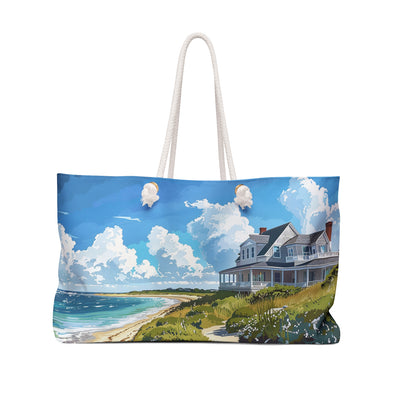 Nantucket Beach House Weekender Bag - Carry the Charm of Nantucket - Y