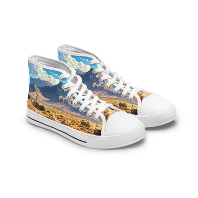 Southwest Desert Dreamscape Ladies' High Top Sneakers - Stride Through