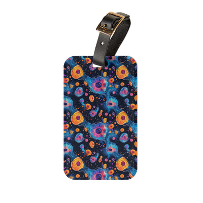 Birth of Celestial Life Acrylic Luggage Tag - Journey Through the Cosm