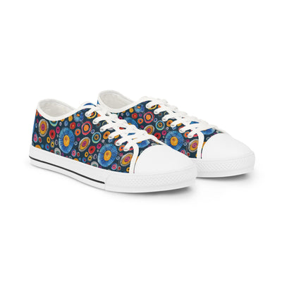 Primordial Space Life Men's Low Top Sneakers - Step into the Unknown -