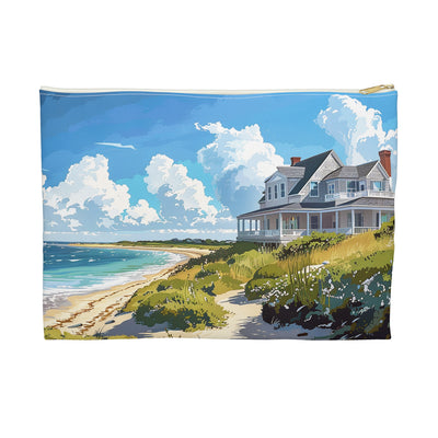 Nantucket Beach House Accessory Pouch - Carry the Charm of Nantucket W