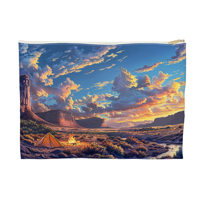 Desert Sunset Serenade Accessory Pouch - Capture the Magic of the Sout