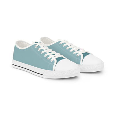 Glacial Ocean Men's Two-Tone Low Top Sneakers Men's Low Top Sneakers — view 2