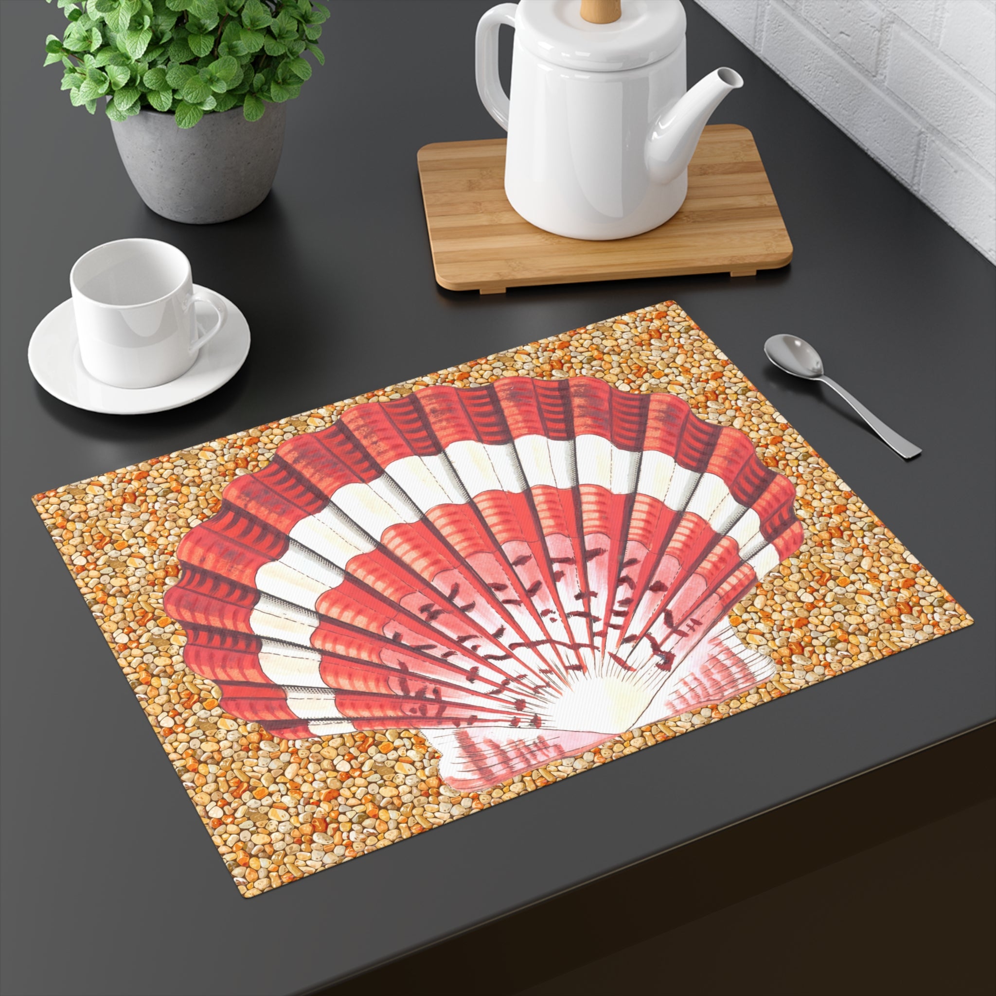Scalloped Seashell Placemat - Bring the Serenity of the Seashore to Yo