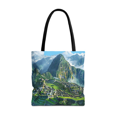Machu Picchu Misty Peaks Tote Bag - Let the Mists of the Peruvian Ande