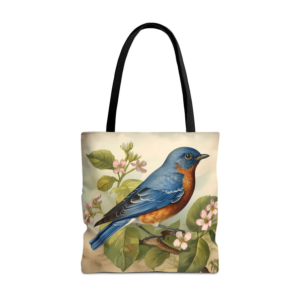 Bluebird Botanical Tote Bag - Enjoy Nature's Elegance on the Go! Avail