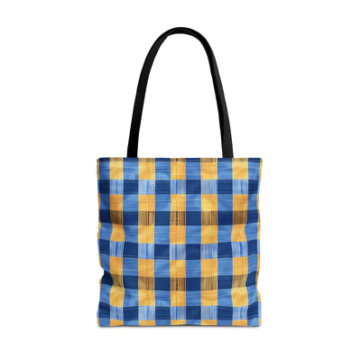 Modern Gingham Tote Bag - Classic Gingham, Modern Flair - Tote Your Es