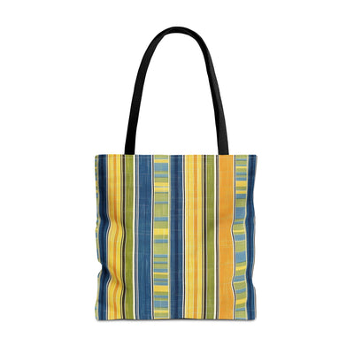 Summer Stripes Delight Tote Bag - Stride into Summer with Striped Eleg