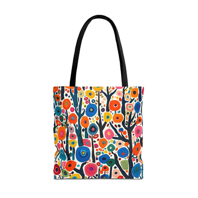 Poppy Forest Tote Bag - Step into a Colorful Wonderland! Available in 