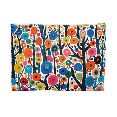Poppy Forest Accessory Pouch - Keep Your Essentials Bold and Beautiful