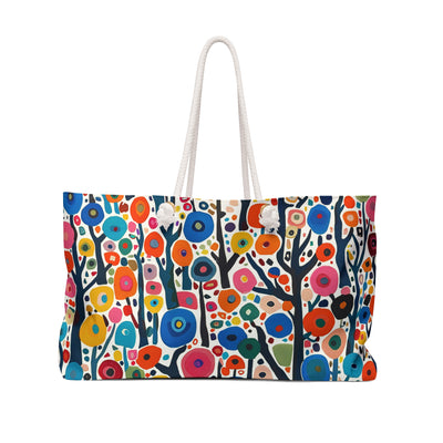 Poppy Forest Weekender Bag - Pack a Pop of Art with our Poppy Forest W