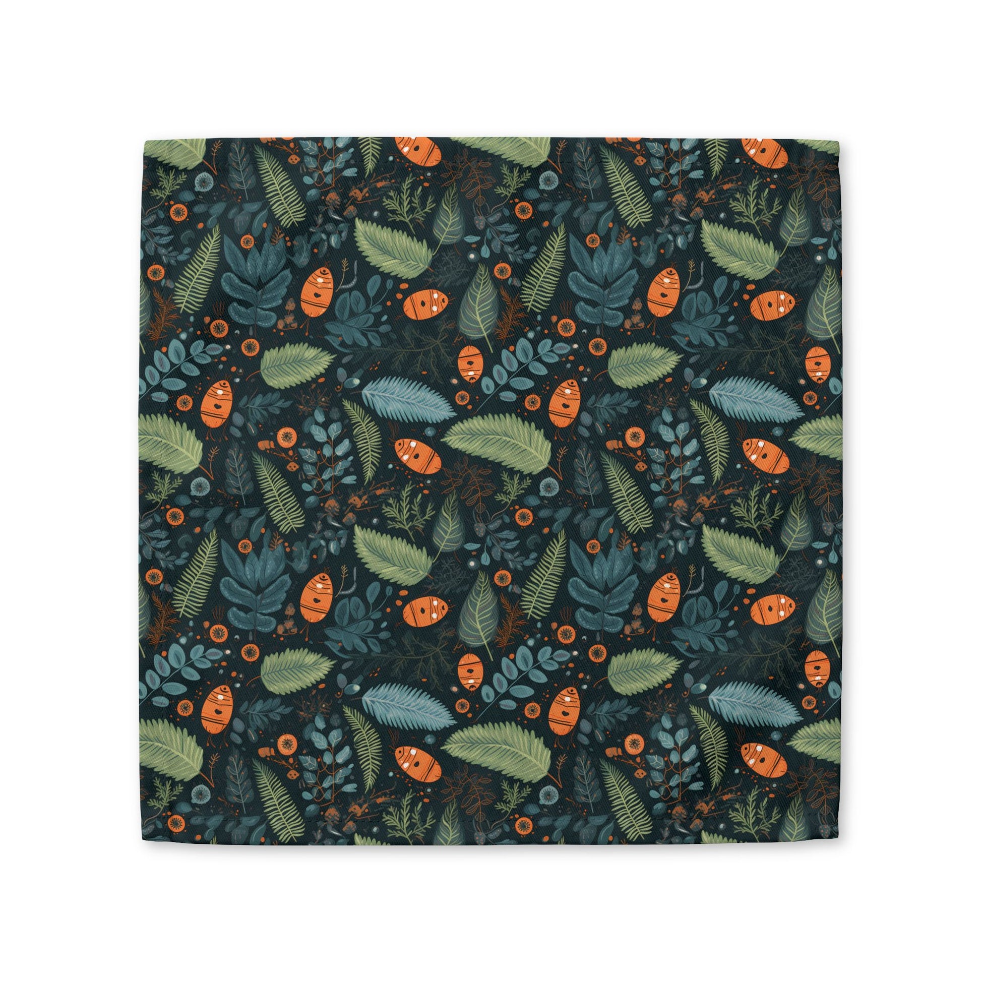 Mysterious Ferns cotton twill napkin
