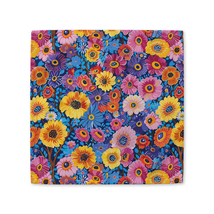 Midnight Garden Whimsy cotton twill napkin
