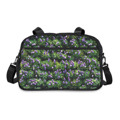 Lavender Dreamscape Fitness Gym Bag - Carry the Calm of Lavender Fields with You!