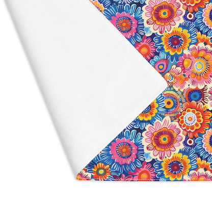 Crayon Blossom Whimsy Placemat - 18" x 14".