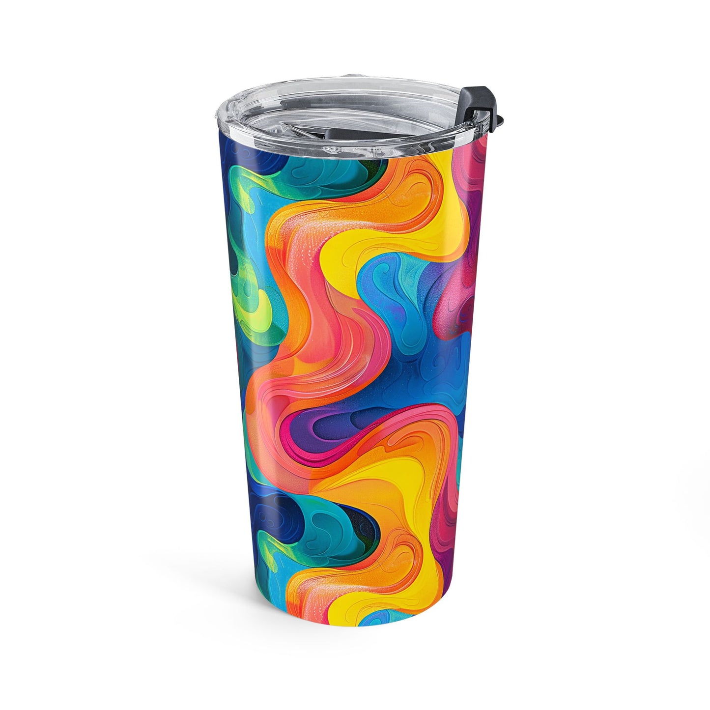 Wavelength Wonder Insulated Tumbler - 20 oz. Stainless Steel, Glossy Finish