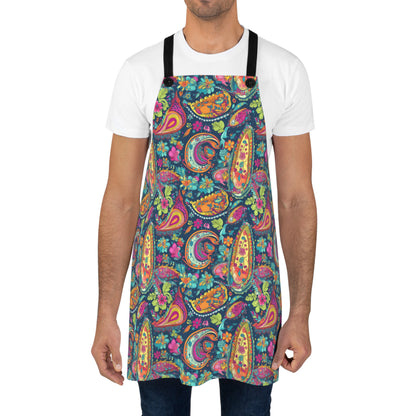 Psychedelic Paisley Party Adult Apron