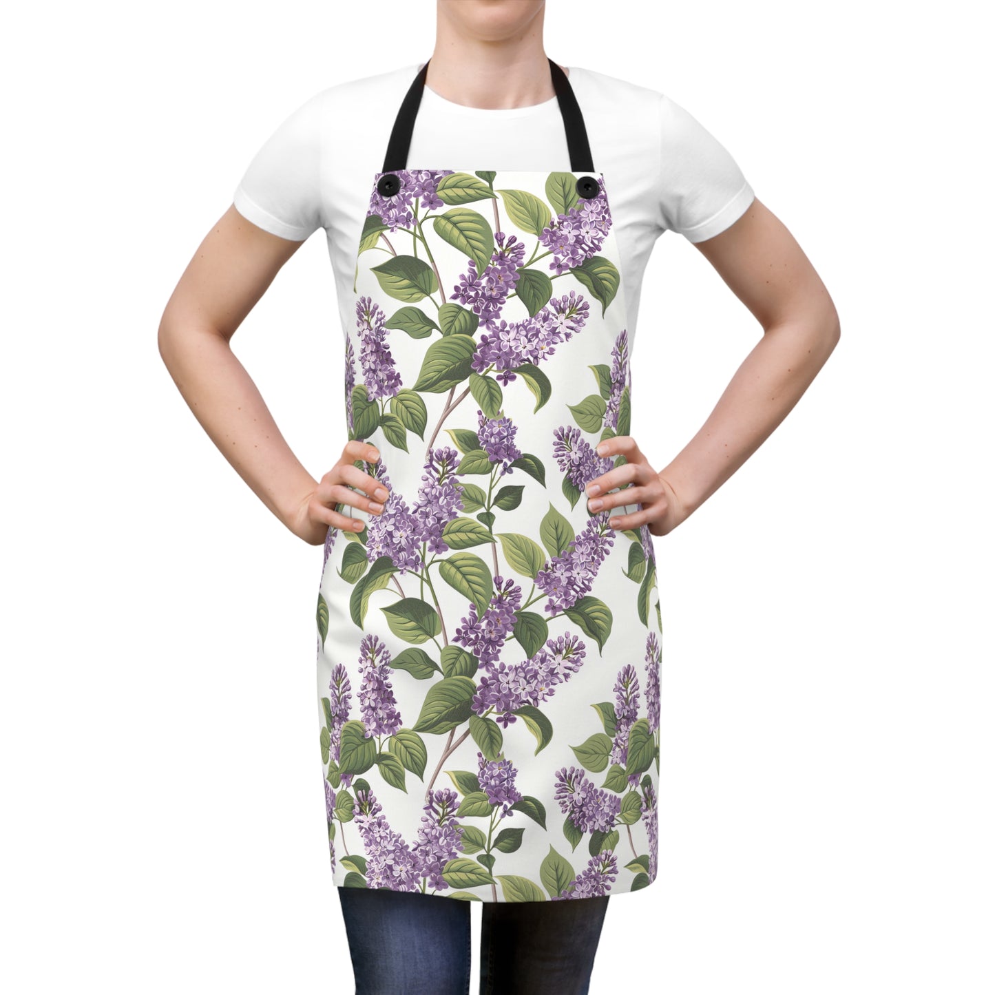 I Love Lilacs Adult Apron