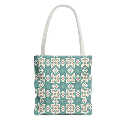 Desert Cactus Star Tile Tote Bag - Carry Southwest Charm Wherever You Go! Available in 3 sizes.