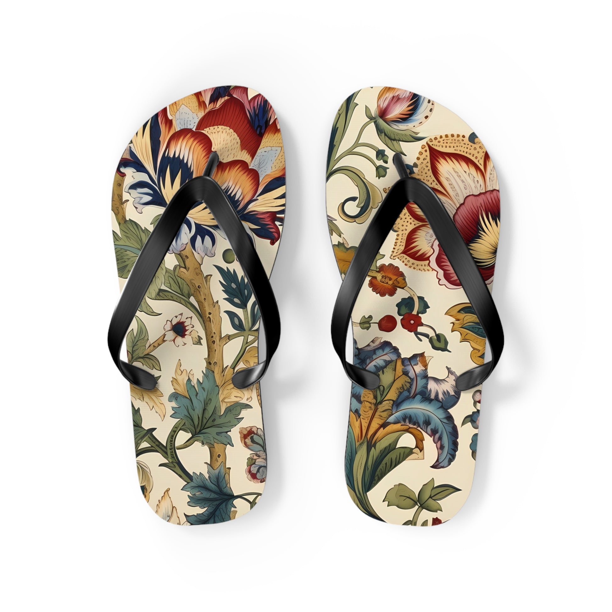 Wordsworth Flip Flops. 5/8" Thick Comfortable Summer or Winter Gym/Sauna Footwear for Men and Women. Gorgeously Traditional!