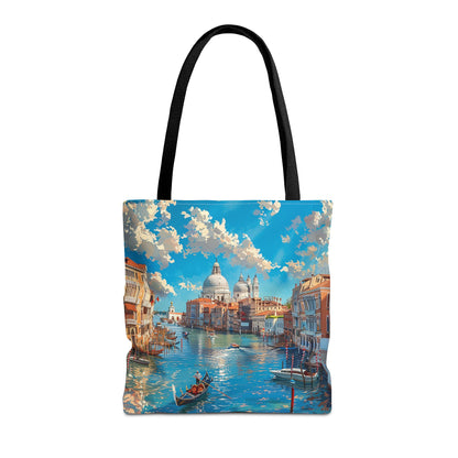 Venetian Grand Canal Tote Bag - Sail Through Venice - Carry the Magic Wherever You Go! Available in 3 sizes.