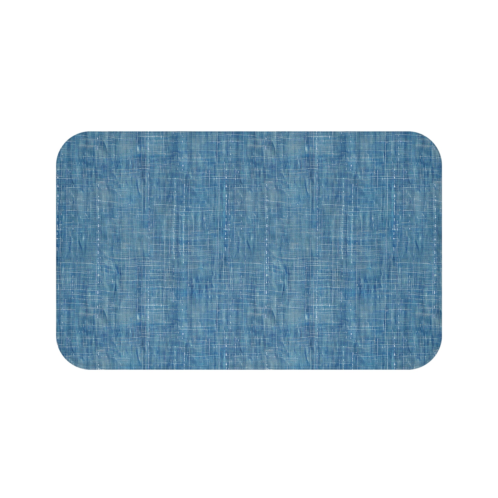 Blue Denim Bath Mat - Step into Comfort and Timeless Denim Charm! Available in 2 sizes.