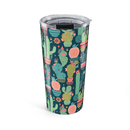 Cactus Cacophony Insulated Tumbler - 20 oz. Stainless Steel, Glossy Finish