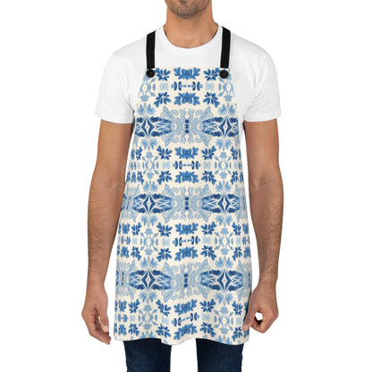 Blue Spanish Tile Adult Apron