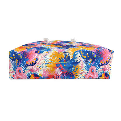 Splatter Blossom Weekender Bag - Carry Your Creativity - Where Artful Splatters Meet Stylish Function!