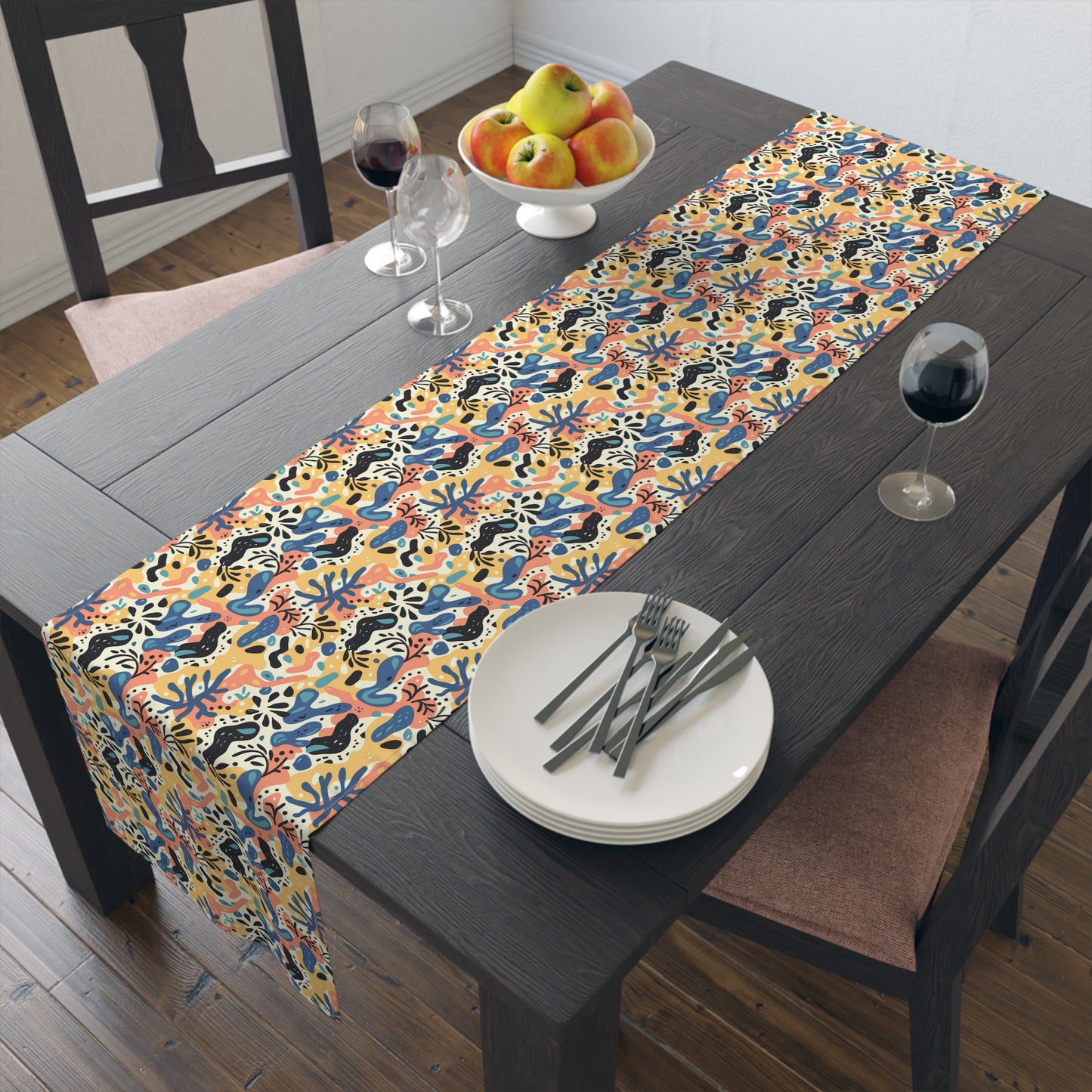 Spice of Life Table Runner - Cotton Twill - Available in 2 sizes: 16" x 72" and 16" x 90".