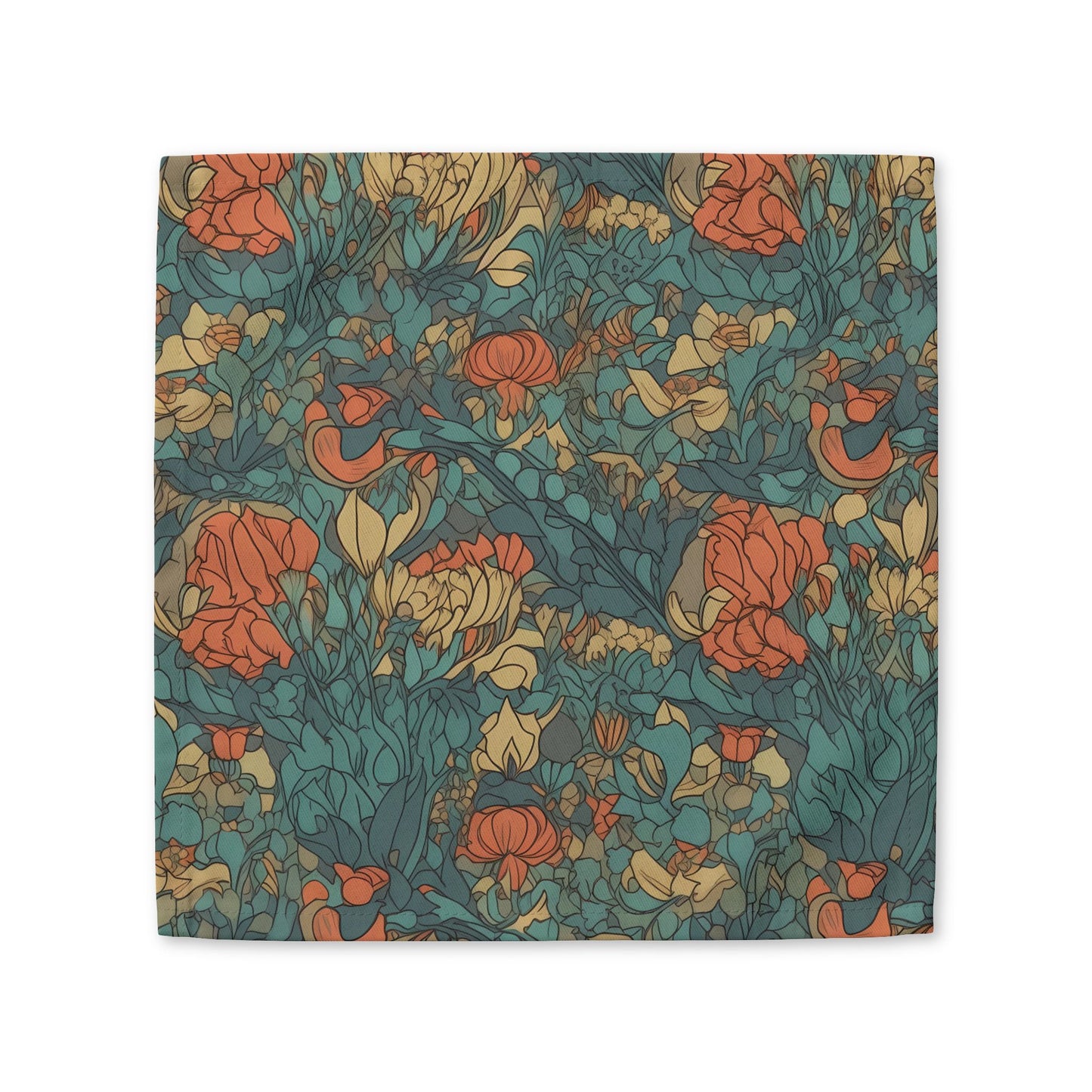 Bohemian Stained Glass Serenity cotton twill napkin