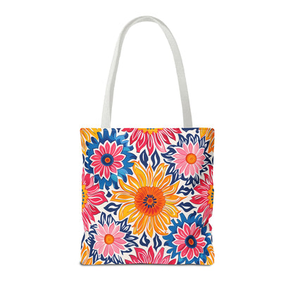 Sunsplash Petals Tote Bag - Radiate Sunshine and Style Wherever You Go! Available in 3 sizes.