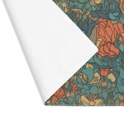 Bohemian Stained Glass Serenity Placemat - 18" x 14".