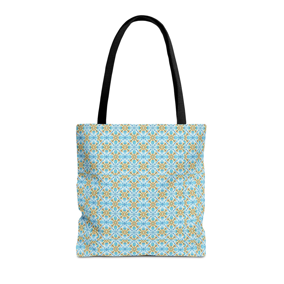 Mediterranean Mosaic Tote Bag - Cool, Calm, Collected - Carry Mediterranean Charm Everywhere! Available in 3 sizes.