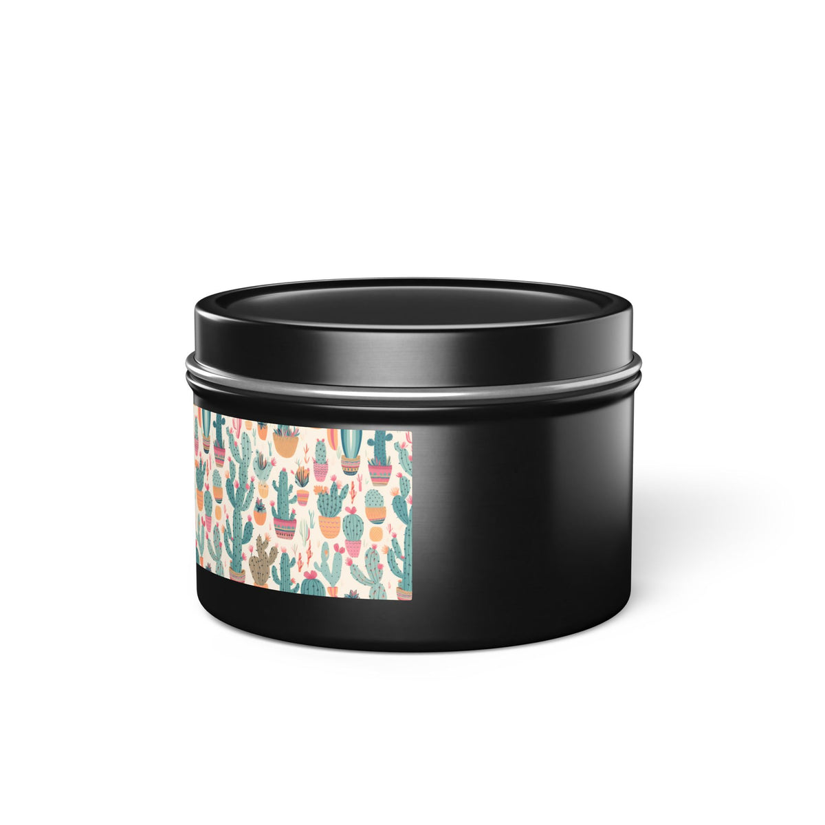 Desert Bloom Boom Tin Candle. Desert Blooms in a Tin. Available in 2 sizes, 3 finishes, and 5 scents.