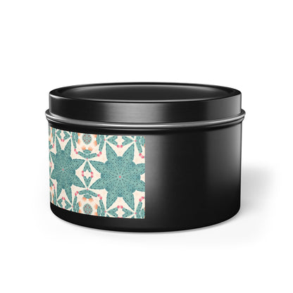 Desert Cactus Star Tin Candle. Southwest Starlight in a Tin. Available in 2 sizes, 3 finishes, and 5 scents.