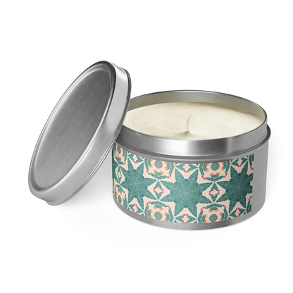 Desert Cactus Star Tin Candle. Southwest Starlight in a Tin. Available in 2 sizes, 3 finishes, and 5 scents.