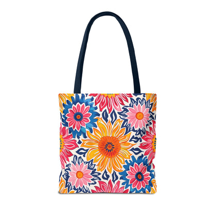 Sunsplash Petals Tote Bag - Radiate Sunshine and Style Wherever You Go! Available in 3 sizes.