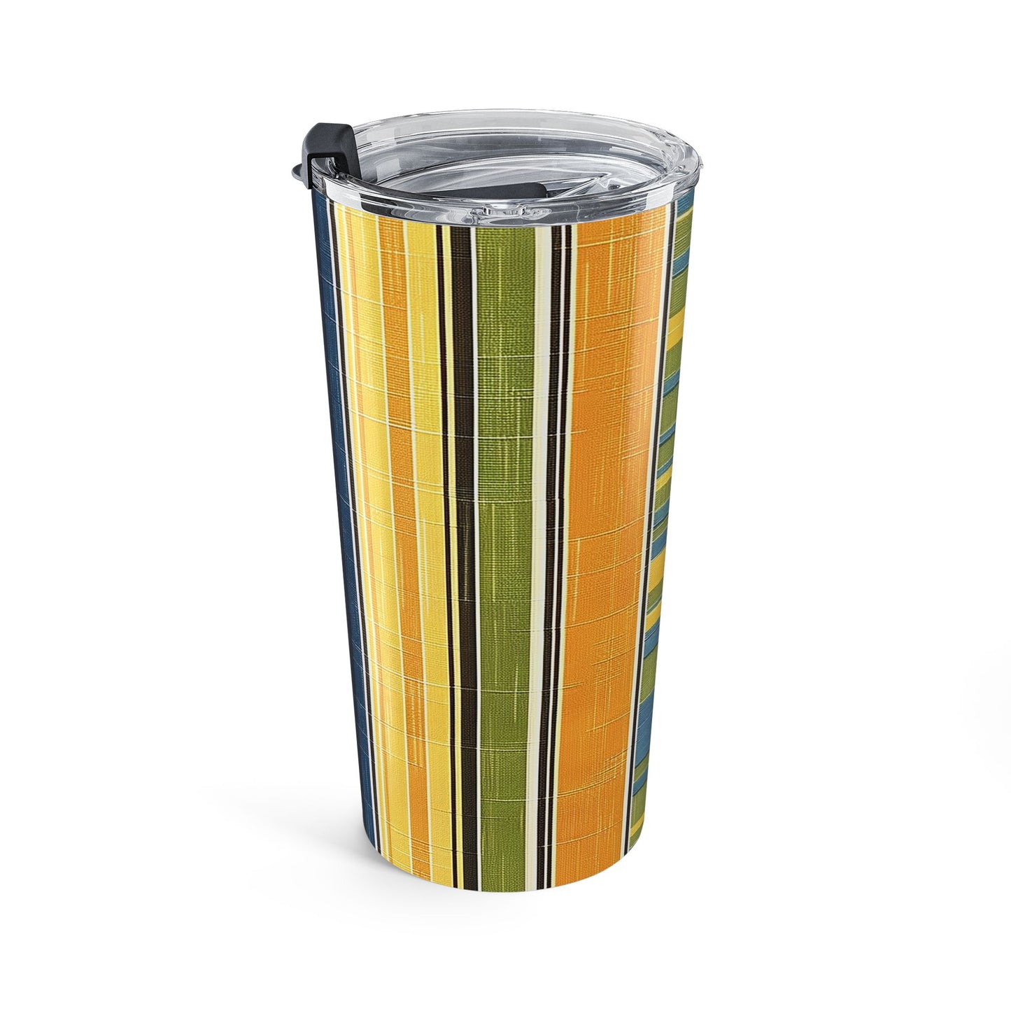 Summer Stripes Delight Insulated Tumbler - 20 oz. Stainless Steel, Glossy Finish